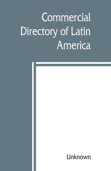 Paperback Commercial directory of Latin America Book