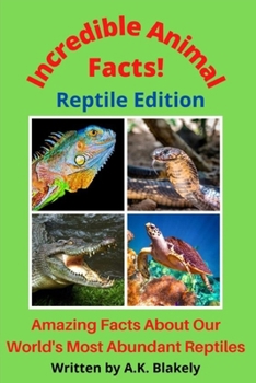 Paperback Incredible Animal Facts! Reptile Edition [Large Print] Book
