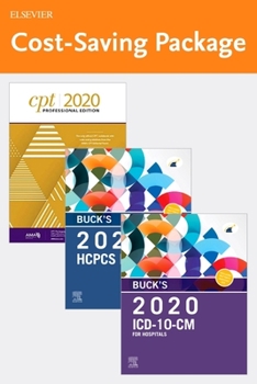Paperback Buck's 2020 ICD-10-CM Hospital Edition, 2020 HCPCS Professional Edition and AMA 2020 CPT Professional Edition Package Book