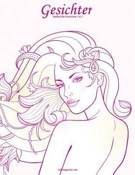 Paperback Gesichtermalbuch für Erwachsene 1 & 2 [German] Book