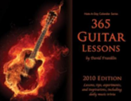 Spiral-bound 365 Guitar Lessons: 2010 Note-A-Day Calendar for Guitar Book