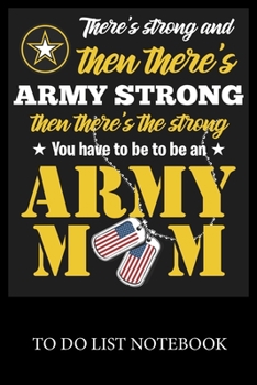 Paperback Army Mom: Checklist Paper To Do & Dot Grid Matrix To Do Journal, Daily To Do Pad, To Do List Task, Agenda Notepad Daily Work Tas Book