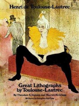 Paperback Great Lithographs by Toulouse-Lautrec Book