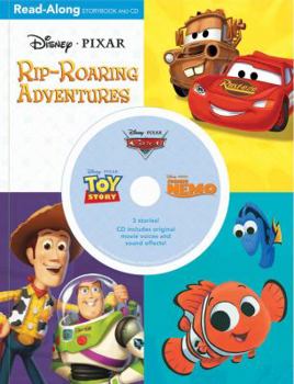 Hardcover 3-In-1 Read-Along Storybook and CD Disney-Pixar Rip-Roaring Adventures [With CD (Audio)] Book