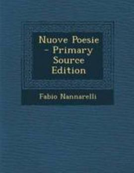 Paperback Nuove Poesie [Italian] Book