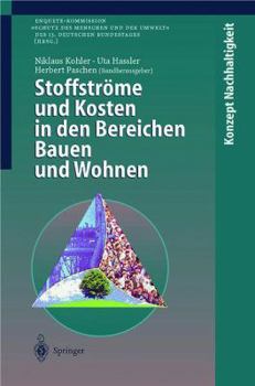 Paperback Stoffströme Und Kosten in Den Bereichen Bauen Und Wohnen [German] Book