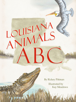 Hardcover Louisiana Animals ABC Book