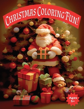 Paperback Christmas Coloring Fun!: Ages 5+ Book