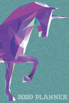 2020 Planner: Monthly Weekly Vertical Days Dated Agenda with Monday Start | January through December Organizer | 2020 Unicorn Planner (Gratitude Favors Series)