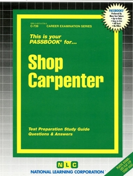 Spiral-bound Shop Carpenter: Passbooks Study Guide Book