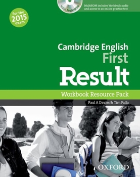 Paperback Cambridge English First Result Workbook Without Key and Audio CD Book