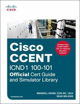 Paperback Ccent Icnd1 100-101 Official Cert Guide and Simulator Library Book