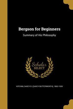 Paperback Bergson for Beginners Book