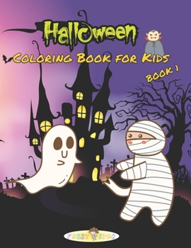 Paperback Halloween Coloring Book for Kids Book1 Book