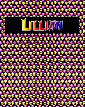 Paperback 120 Page Handwriting Practice Book with Colorful Alien Cover Lillian: Primary Grades Handwriting Book