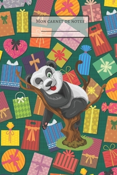 Paperback Mon Carnet de Notes: Cahier d'enfant a remplir original de 3ans a 6ans - Joli Motif de Panda - cadeau pour anniversaire no?l... [French] Book