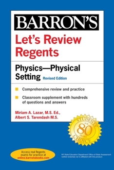 Paperback Let's Review Regents: Physics--The Physical Setting Revised Edition Book