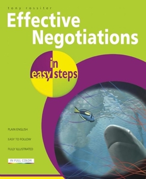 Paperback Effective Negotiations in Easy Steps Book