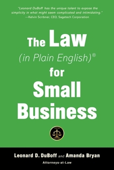 Paperback The Law (in Plain English) for Small Business Book