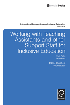 Hardcover Working with Teachers and Other Support Staff for Inclusive Education Book