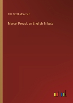 Paperback Marcel Proust, an English Tribute Book