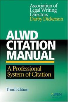 Paperback ALWD Citation Manual: A Professional System of Citation Book