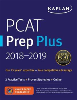 Paperback PCAT Prep Plus 2018-2019: 2 Practice Tests + Proven Strategies + Online Book