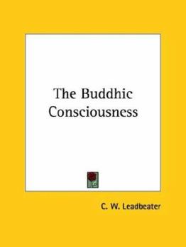 Paperback The Buddhic Consciousness Book