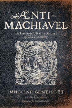 Paperback Anti-Machiavel Book