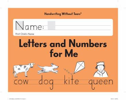 Paperback Letters and Numbers for Me Grade K Book