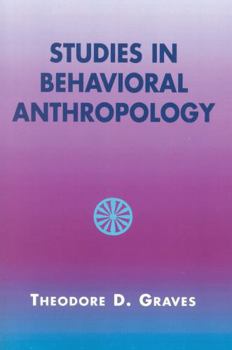 Paperback Studies in Behavioral Anthropology Book