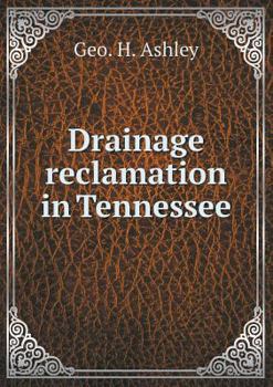 Paperback Drainage reclamation in Tennessee Book