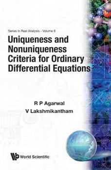 Hardcover Uniqueness & Nonuniqueness Criter...(V6) Book