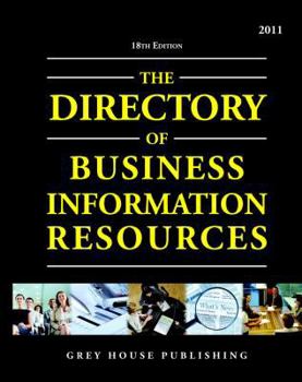 Paperback Directory of Business Information Resources 2011 Book