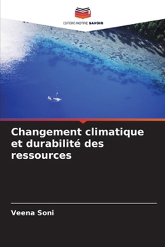 Paperback Changement climatique et durabilité des ressources [French] Book