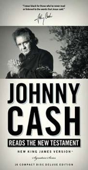 Audio CD Johnny Cash Reads the New Testament-NKJV-Deluxe Signature Book