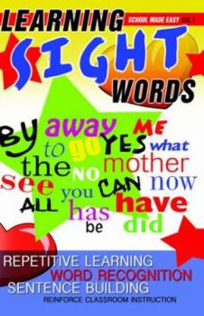 Hardcover Learning Sight Words With Ease Book