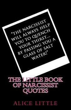 Paperback The little book of narcissist quotes Book