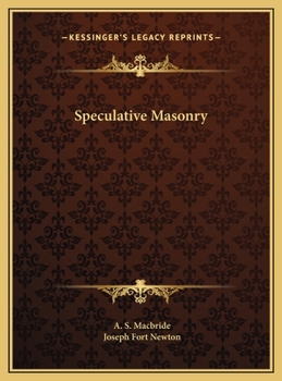 Hardcover Speculative Masonry Book