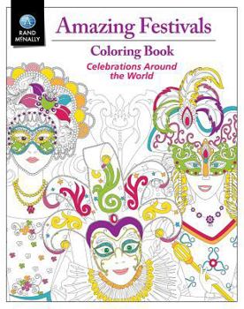 Paperback Amazing Festivals Coloring Book