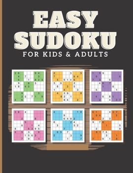 Paperback Easy Sudoku For Kids & Adults Book
