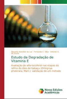 Paperback Estudo da Degradação de Vitamina E [Portuguese] Book