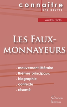 Paperback Fiche de lecture Les Faux-monnayeurs de André Gide (Analyse littéraire de référence et résumé complet) [French] Book