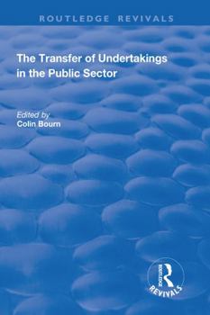 Paperback The Transfer of Undertakings in the Public Sector Book