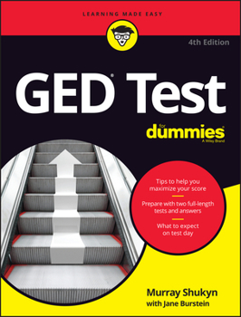 Paperback GED Test for Dummies 4e Book