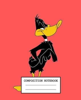 Composition Notebook: Looney Tunes Soft Glossy Cover Wide Ruled Lined Pages Book 7.5 x 9.25 Inches 110 Pages