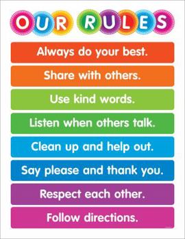 Misc. Supplies Color Your Classroom Our Rules Chart Book