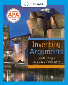 Paperback Inventing Arguments (W/ Apa7e Updates & Mla9e Update Card) Book