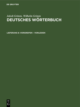 Hardcover Vorgreifen - Vorleiden [German] Book