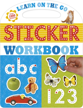 Paperback Learn on the Go: Sticker Workbook Book